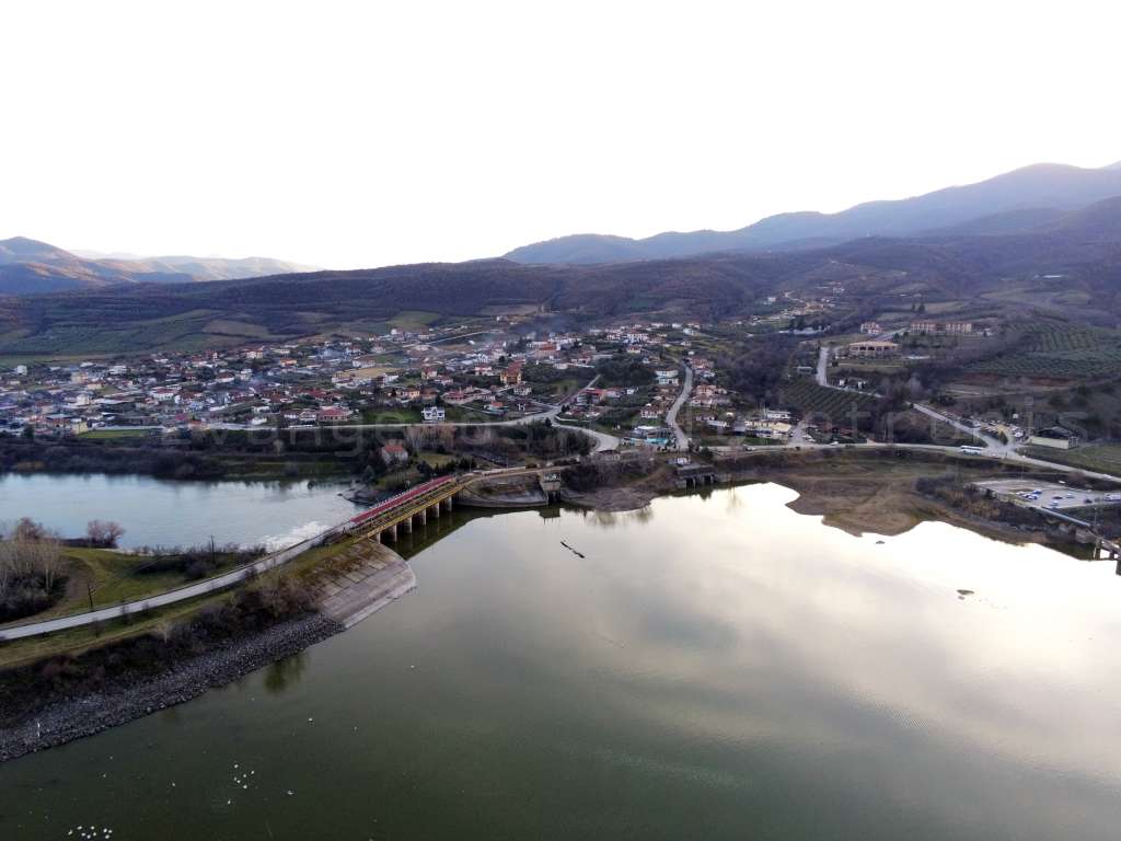 Dam of Kerkini with drone