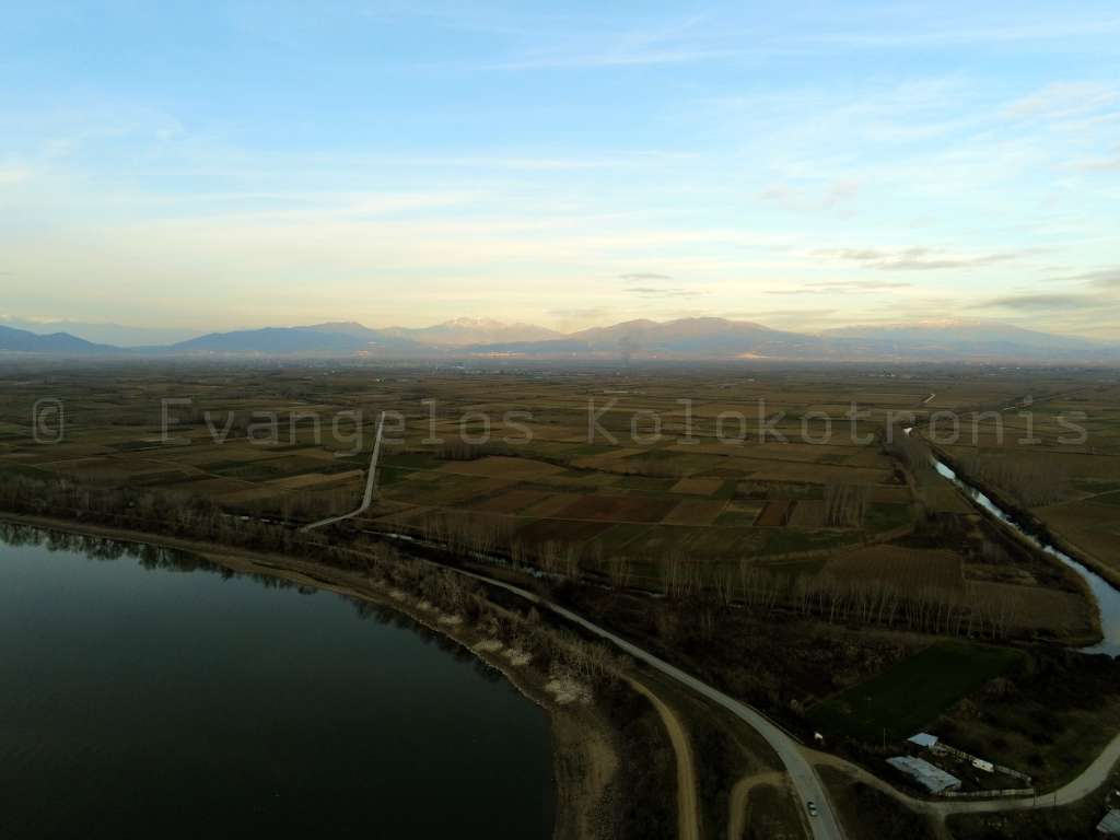 Dam of Kerkini with drone